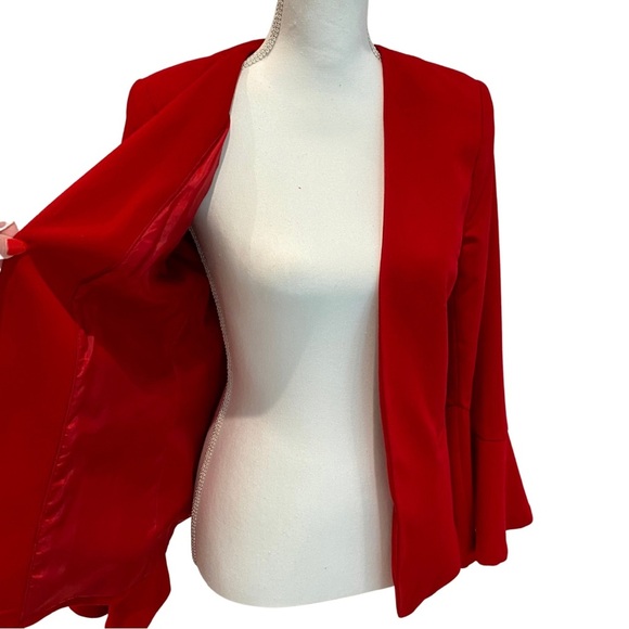 Worthington Red Blazer flare open - Picture 9 of 13